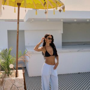 SOUTHCOAST Сини ленени панталони
